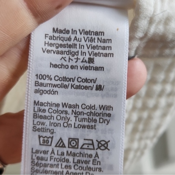 J. Crew ruffle trim blouse top gauzy cream sleeveless small - Picture 6 of 6